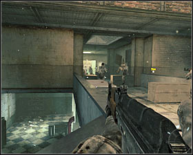 You have to help in clearing the whole ground floor by eliminating single enemies who were left behind #1 - Vorkuta - p. 2 - Walkthrough - Call of Duty: Black Ops Game Guide & Walkthrough