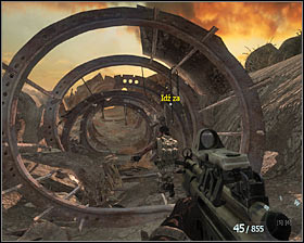 The description of completing the mission: Follow Woodss footsteps #1 - Executive Order - p. 1 - Walkthrough - Call of Duty: Black Ops Game Guide & Walkthrough