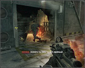 Follow your teammates #1, ignore minor explosions which will happen in the area as well as the enemies on fire who you will notice in few moments - Executive Order - p. 2 - Walkthrough - Call of Duty: Black Ops Game Guide & Walkthrough