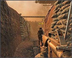 After few moments in the distance you should notice an enemy with a fire thrower #1 - S.O.G. - p. 1 - Walkthrough - Call of Duty: Black Ops Game Guide & Walkthrough