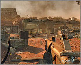 After firing the missile and seeing the explosion #1 which is the proof of hitting your target, squat and reload your gun peacefully - S.O.G. - p. 1 - Walkthrough - Call of Duty: Black Ops Game Guide & Walkthrough