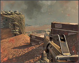 After clearing the area, follow your team down #1, and you should reach a machine gun position which is worth using - S.O.G. - p. 2 - Walkthrough - Call of Duty: Black Ops Game Guide & Walkthrough
