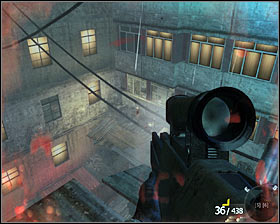 Jump towards the lower fragment of the roof #1 - Numb3rs - p. 2 - Walkthrough - Call of Duty: Black Ops Game Guide & Walkthrough
