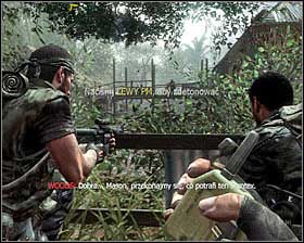 Now you can run after Woods towards the village #1 - Victor Charlie - p. 1 - Walkthrough - Call of Duty: Black Ops Game Guide & Walkthrough