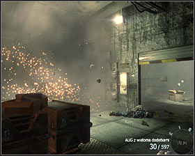 Go to another room and set an explosive charge in a place marked by the game #1 - WMD - p. 1 - Walkthrough - Call of Duty: Black Ops Game Guide & Walkthrough