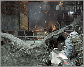 Ignore a machine gun position you can see in the distance and run along the wall of the building on the right toward the entrance situated in front of you #1 - WMD - p. 3 - Walkthrough - Call of Duty: Black Ops Game Guide & Walkthrough