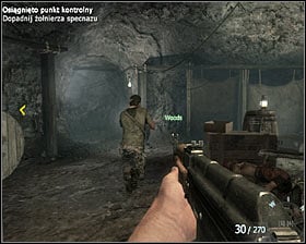 The description of completing the mission: You will regain the control over the hero at the end of the scene presenting a Russian roulette - Payback - p. 1 - Walkthrough - Call of Duty: Black Ops Game Guide & Walkthrough