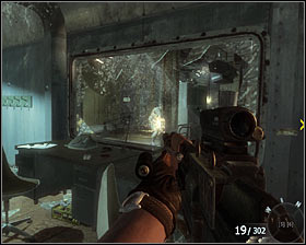 Watch out for two enemies hiding in the control room you will enter in a minute #1 - Redemption - p. 2 - Walkthrough - Call of Duty: Black Ops Game Guide & Walkthrough