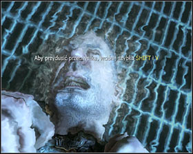 There are two important things you have to do - wait for the right moment and press the left mouse button to get hold of Dragowicz #1, and then press SHIFT and the V key at the same time to drown him #2 - Redemption - p. 2 - Walkthrough - Call of Duty: Black Ops Game Guide & Walkthrough