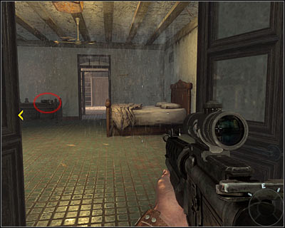 Turn left and enter the bedroom - Operation 40 | Intel - Intel location - Call of Duty: Black Ops Game Guide & Walkthrough