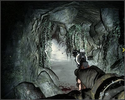 While going through the tunnel at the end of the mission stop and wait until one of Vietcong soldiers attacks you - Victor Charlie | Intel - Intel location - Call of Duty: Black Ops Game Guide & Walkthrough