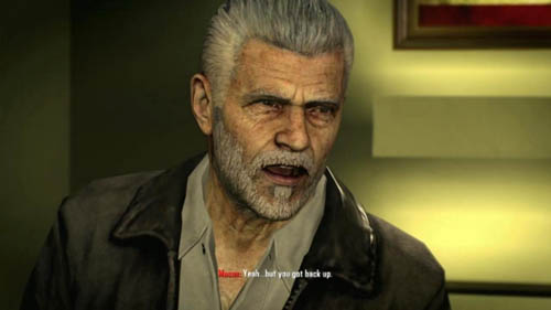 Alex points at the scar on his sons hand, when he fell off a tree (it was shown in the first mission introductory cutscene) - Endings - Menendez alive | Decisions, consequences, endings - Decisions, consequences, endings - Call of Duty: Black Ops II Game Guide & Walkthrough