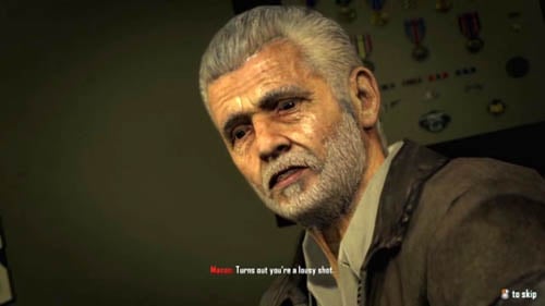 Woodss peace of mind is disturbed by an arrival of a guest, who as it turns out is - Endings - Menendez alive | Decisions, consequences, endings - Decisions, consequences, endings - Call of Duty: Black Ops II Game Guide & Walkthrough