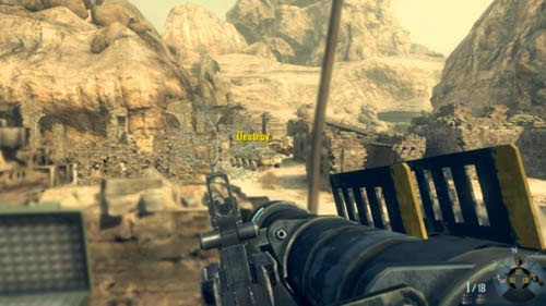 On the second part of the roof you will find a lot of ammo crates, but most of all, a rocket launcher (Stinger) - replace your gun with it, because it will not be useful to you anymore (first picture above) - Mission 03: OLD WOUNDS | Missions: Walkthrough - Missions: Walkthrough - Call of Duty: Black Ops II Game Guide & Walkthrough