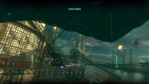As a drone simply shoot rockets at all targets marked with red circles on the screen - Mission 05: FALLEN ANGEL | Missions: Walkthrough - Missions: Walkthrough - Call of Duty: Black Ops II Game Guide & Walkthrough