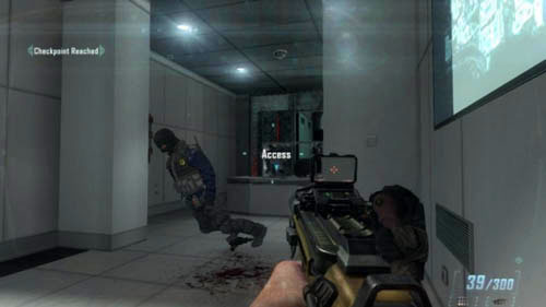 Objective: Access CRC computer and search for Karma - Mission 06: KARMA | Missions: Walkthrough - Missions: Walkthrough - Call of Duty: Black Ops II Game Guide & Walkthrough