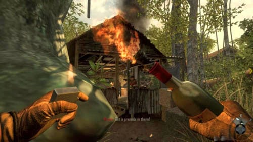 Now you need to look out for an opportunity where the enemies are in groups, so that you can kill at least a few with one throw - Mission 04: TIME AND FATE | Missions: Challenges - Missions: Challenges - Call of Duty: Black Ops II Game Guide & Walkthrough