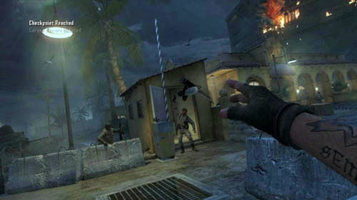 You can pass the challenge at the beginning of the mission - Mission 07: SUFFER WITH ME | Missions: Challenges - Missions: Challenges - Call of Duty: Black Ops II Game Guide & Walkthrough