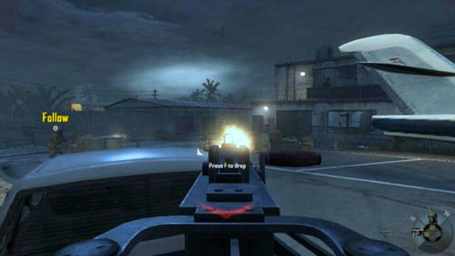 Then turn the rifle left and start shooting at the enemies or at the places where they are hiding - Mission 07: SUFFER WITH ME | Missions: Challenges - Missions: Challenges - Call of Duty: Black Ops II Game Guide & Walkthrough