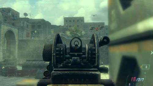 The third opportunity is the last fight youll have as Farid - namely, the courtyard connected to the street divided by the ramp - Mission 08: ACHILLES VEIL | Missions: Challenges - Missions: Challenges - Call of Duty: Black Ops II Game Guide & Walkthrough