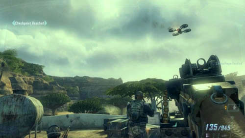 The last chance will be when, playing as Mason, you receive a message that the command takes away the quad-drones from you - Mission 08: ACHILLES VEIL | Missions: Challenges - Missions: Challenges - Call of Duty: Black Ops II Game Guide & Walkthrough