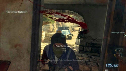 Now all you need to do is to kill enemies in melee till you get the message about passing the challenge (picture above) - Mission 08: ACHILLES VEIL | Missions: Challenges - Missions: Challenges - Call of Duty: Black Ops II Game Guide & Walkthrough