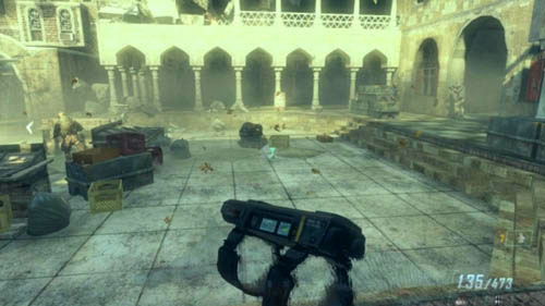 One ASD will appear just on the very small courtyard - Mission 08: ACHILLES VEIL | Missions: Challenges - Missions: Challenges - Call of Duty: Black Ops II Game Guide & Walkthrough