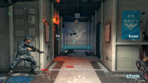 The second will be a bit further, when you split with Salazar, go outside, defeat enemies and go back inside - Mission 09: ODYSSEUS | Missions: Challenges - Missions: Challenges - Call of Duty: Black Ops II Game Guide & Walkthrough