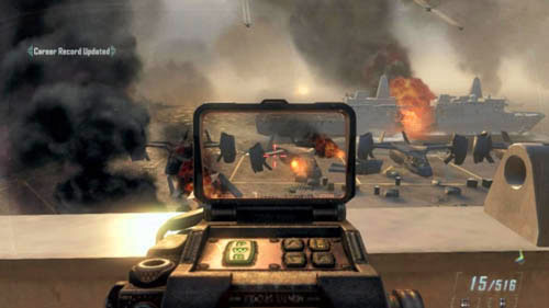 Now you have to kill eight enemies before they land - Mission 09: ODYSSEUS | Missions: Challenges - Missions: Challenges - Call of Duty: Black Ops II Game Guide & Walkthrough