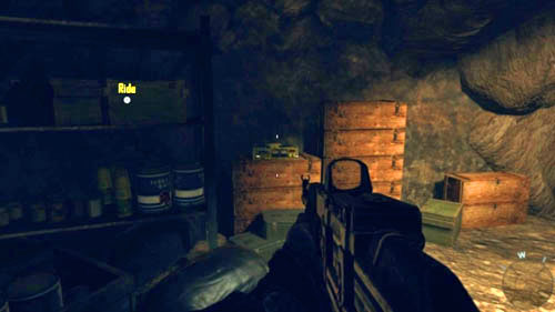 When at the beginning of the mission you get off the horse (first picture above) and go to the Mujahideen cave, wait until the conversation is over - Mission 03: OLD WOUNDS | Intel - Intel - Call of Duty: Black Ops II Game Guide & Walkthrough