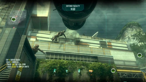 To make a good start, leave all the troops where they are, but switch to the CLAW and place it in (4) - Strike Force 03: FOB SPECTRE | Strike Force: Walkthrough - Strike Force: Walkthrough - Call of Duty: Black Ops II Game Guide & Walkthrough