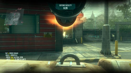 When you kill everyone there, quickly look exactly right (first picture above) - Strike Force 03: FOB SPECTRE | Strike Force: Walkthrough - Strike Force: Walkthrough - Call of Duty: Black Ops II Game Guide & Walkthrough