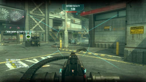 The turret in (8) will be useful to eliminate enemies coming from (10) (picture above), and (5) - the ones who werent killed / destroyed by the CLAW (or it happened because the CLAW got destroyed itself) - Strike Force 03: FOB SPECTRE | Strike Force: Walkthrough - Strike Force: Walkthrough - Call of Duty: Black Ops II Game Guide & Walkthrough