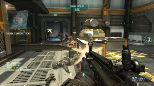 When the CLAW is destroyed, the turrets will also get destroyed or they wont be able to reach the enemies, so try to use soldiers - Strike Force 03: FOB SPECTRE | Strike Force: Walkthrough - Strike Force: Walkthrough - Call of Duty: Black Ops II Game Guide & Walkthrough