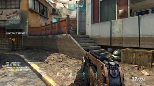 You start in (1) - Strike Force 04: DISPATCH | Strike Force: Walkthrough - Strike Force: Walkthrough - Call of Duty: Black Ops II Game Guide & Walkthrough