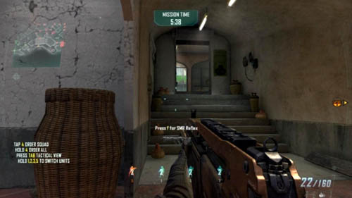 Go further, sticking to the right wall - Strike Force 04: DISPATCH | Strike Force: Walkthrough - Strike Force: Walkthrough - Call of Duty: Black Ops II Game Guide & Walkthrough