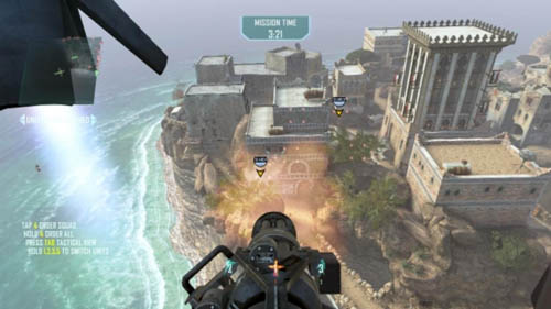 Before you go out of the VTOL, try to kill as many enemies as you can who are surrounding the building (7), in order to make the task ahead easier - shoot particularly at the windows (picture above) - Strike Force 05: SECOND CHANCE | Strike Force: Walkthrough - Strike Force: Walkthrough - Call of Duty: Black Ops II Game Guide & Walkthrough