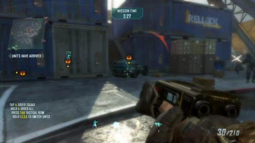 When you destroy it, the other one will appear near the place where you started the mission (picture above) - Strike Force 01: SHIPWRECK | Strike Force: Challenges - Strike Force: Challenges - Call of Duty: Black Ops II Game Guide & Walkthrough