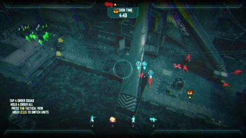 The next target you will capture will be the one next to which an enemy CLAW is standing - Strike Force 01: SHIPWRECK | Strike Force: Challenges - Strike Force: Challenges - Call of Duty: Black Ops II Game Guide & Walkthrough