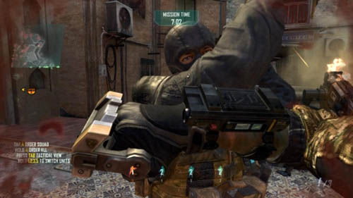 Run and dispose of enemies with combatant suppression knuckles - Strike Force 04: DISPATCH | Strike Force: Challenges - Strike Force: Challenges - Call of Duty: Black Ops II Game Guide & Walkthrough