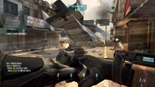 The remaining two are next to each other (picture above) and theyre protecting your target - Strike Force 04: DISPATCH | Strike Force: Challenges - Strike Force: Challenges - Call of Duty: Black Ops II Game Guide & Walkthrough