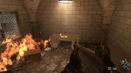 Searching the cocaine bunker, youll eventually get to a large room, which will be set on fire - Mission 04 - TIME AND FATE | Decisions, consequences, endings - Decisions, consequences, endings - Call of Duty: Black Ops II Game Guide & Walkthrough