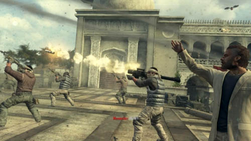 A moment later you will get on the stage, and a Yemeni plane will come from its other side - Mission 08 - ACHILLES VEIL | Decisions, consequences, endings - Decisions, consequences, endings - Call of Duty: Black Ops II Game Guide & Walkthrough