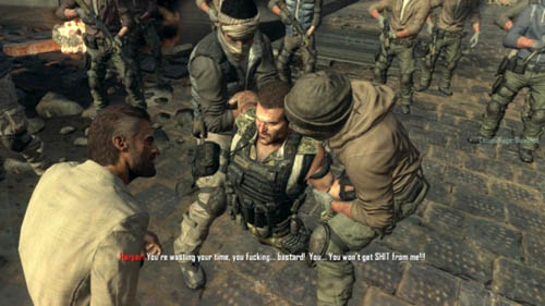 The second scene is the one during which you are taking the decision described at the beginning of this section - Mission 08 - ACHILLES VEIL | Decisions, consequences, endings - Decisions, consequences, endings - Call of Duty: Black Ops II Game Guide & Walkthrough