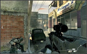 Turn left at the end of the road, you will find yourself on at a big opened area #1 - Act II - The Hornets Nest - Campaign - Call of Duty: Modern Warfare 2 Game Guide