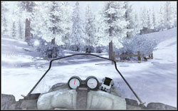 During the snow scooter fragment, around 1820 meters from the target - Intel Location - Act I - Intel location - Call of Duty: Modern Warfare 2 Game Guide