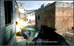 At the end of the chase sequence, in the building next to the burning car - Intel Location - Act I - Intel location - Call of Duty: Modern Warfare 2 Game Guide
