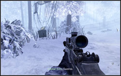 After escaping the armoured vehicle, when you will have to decide to kill the three enemy soldiers or not - Intel Location - Act III - Intel location - Call of Duty: Modern Warfare 2 Game Guide