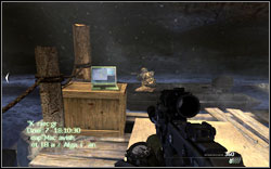 Right before entering the dinghy, on the box on the left - Intel Location - Act III - Intel location - Call of Duty: Modern Warfare 2 Game Guide