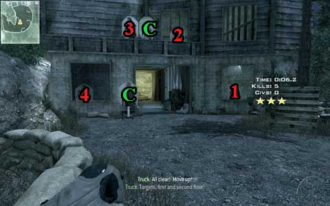 When you reach the building start eliminating enemies - Stay Sharp - SpecOps missions - Call of Duty: Modern Warfare 3 - Game Guide and Walkthrough